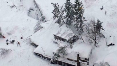 Bilanţul avalanşei din Italia a ajuns la 24 de morţi şi şase persoane sunt în continuare dispărute