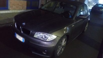 Un BMW la volanul căruia se afla un tânăr din Caraş-Severin a fost reţinut la frontieră