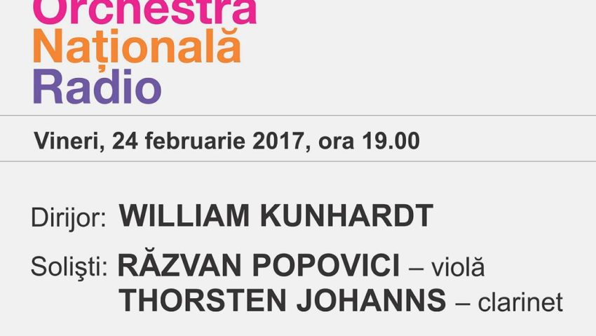 Răzvan Popovici, fondatorul SoNoRo, cântă cu Orchestra Naţională Radio