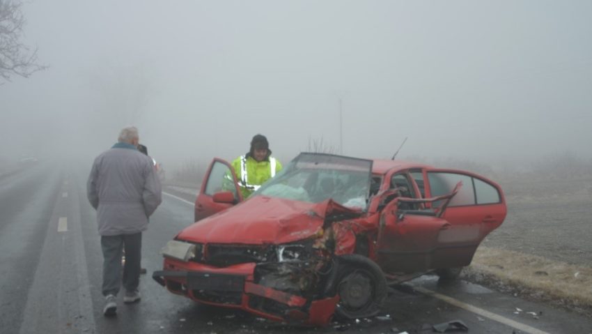 [FOTO-VIDEO] Tamponări pe bandă rulantă în vestul țării