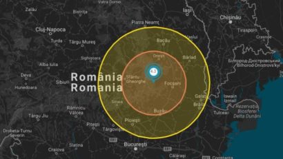 Curemur cu magnitudinea de 4,2 pe scara Richter în judeţul Buzău