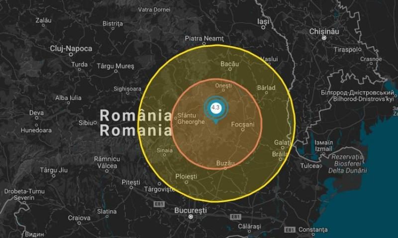 Cutremur de 5.0 în Vrancea! Seismul a fost resimţit la Bucureşti