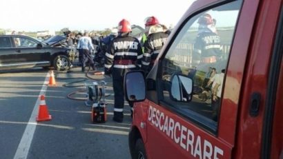 Accident pe centura ocolitoare. O persoană a fost rănită şi transportată la spital