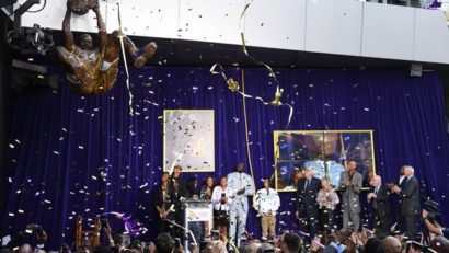 Shaquille O’Neal a asistat la dezvelirea statuii sale de bronz de la Los Angeles