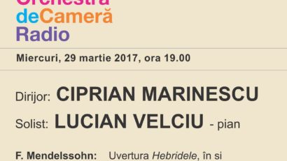 Ciprian Marinescu, la pupitrul Orchestrei de Cameră Radio