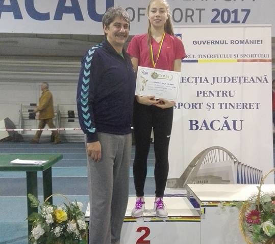 Atleta Daria Grigoroiu de la CS Universitatea Reșița, vicecampioană națională