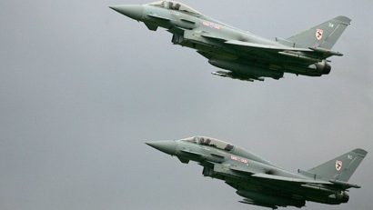 Britanicii trimit avioane militare Eurofighter Typhoon în România