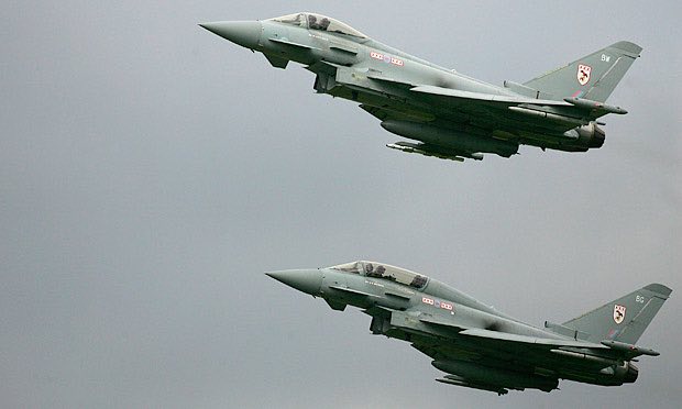 Britanicii trimit avioane militare Eurofighter Typhoon în România