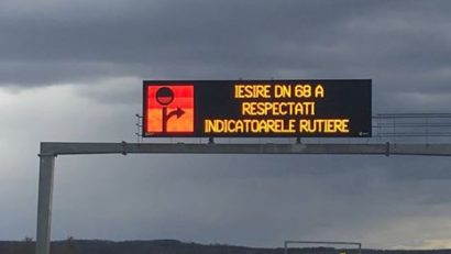 [FOTO] Prima inaugurare de autostradă a anului. Se poate circula pe A1 Traian Vuia-Margina