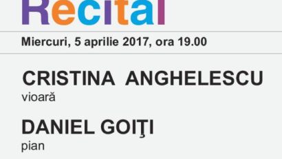 Cristina Anghelescu şi Daniel Goiţi, recital romantic la Sala Radio