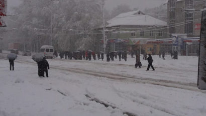 Zăpadă de aproape un metru în Republica Moldova