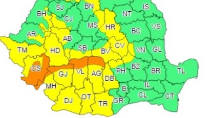 Se întoarce iarna. Cod portocaliu de NINSOARE şi cod galben de vreme rea pentru următoarele zile