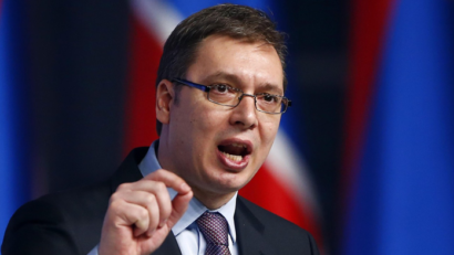 Premierul Aleksandar Vucic a câştigat din primul tur alegerile prezidenţiale în Serbia