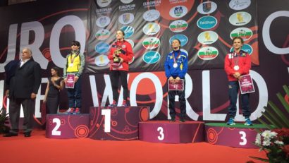 Luptătoarea reșițeană Alina Vuc, din nou pe podium la Campionatul European