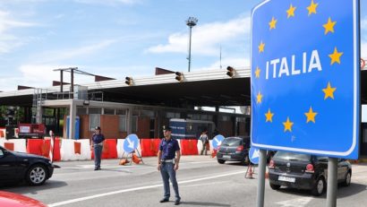 Italia reintroduce temporar controalele la graniță