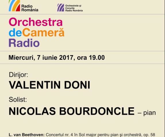 Valentin Doni, la pupitrul Orchestrei de Camera Radio