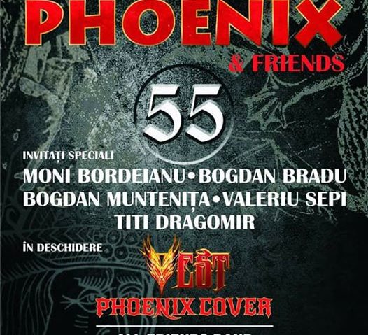 [FOTO] Legendara trupă Phoenix susţine un concert aniversar,„PHOENIX &FRIENDS 55”, acasă, la Timişoara