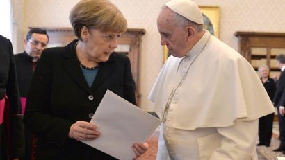 Angela Merkel, în audienţă privată la Vatican!