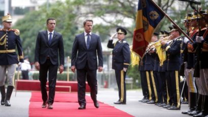 Premierul Sorin Grindeanu și omologul său luxemburghez, Xavier Bettel