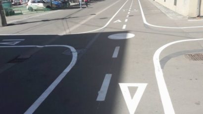 [FOTO] Timișoara are sens giratoriu pentru biciclişti