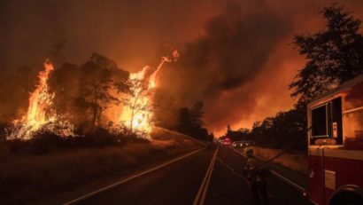 Incendii forestiere uriaşe în America de Nord!