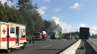 Germania: 17 morţi şi 31 răniţi grav într-un accident de autocar în Bavaria