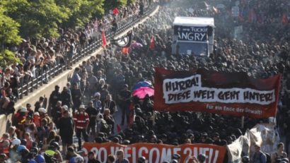 Proteste de amploare la Hamburg: Poliţia cere întăriri pentru a face faţă manifestaţiilor anti-G20