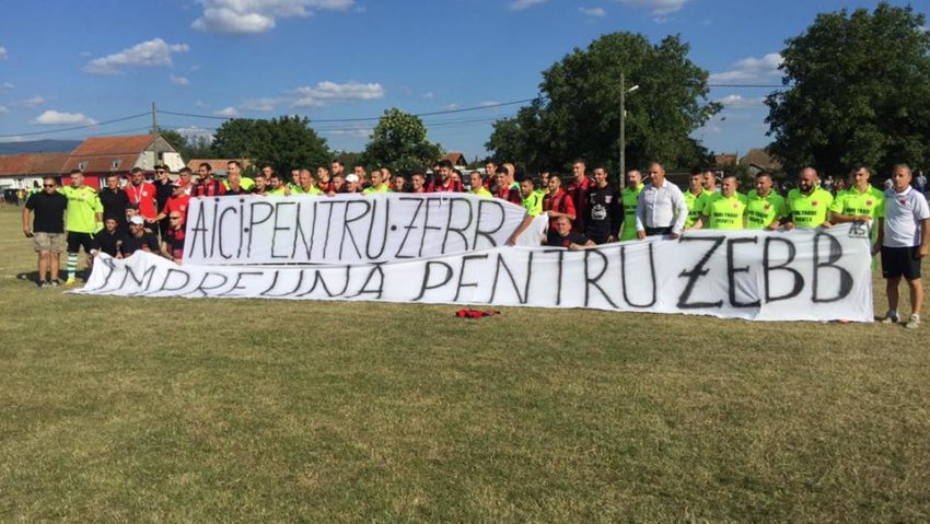 „Împreună pentru Zebb” – meci de fotbal caritabil la Răcăjdia