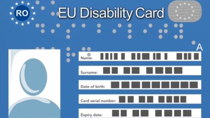 Card european pentru persoanele cu dizabilităţi din România