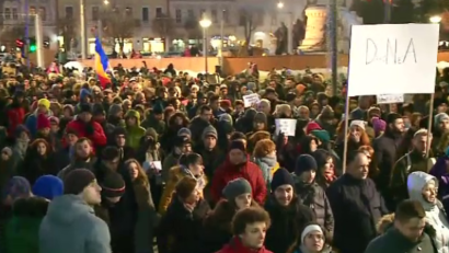 Românii protestează împotriva corupției