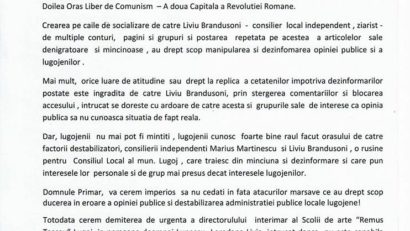 Societatea civilă lugojană ia atitudine față de atacurile din mediul virtual.