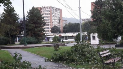 Cod galben de vânt în mai multe localităţi din Caraş-Severin