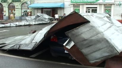 Furtuna violentă a produs pagube mari în judeţul Arad!