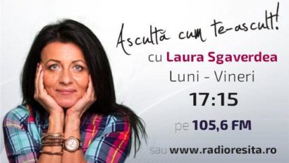 [FOTO] Astăzi, 19 septembrie, de la ora 17:15, Laura Sgaverdea te așteaptă la emisiunea „Ascultă cum te ascult”