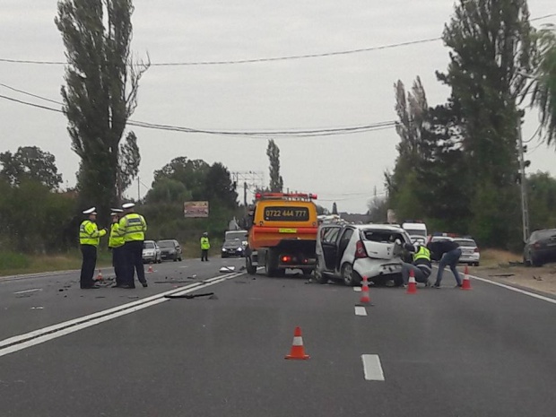 Accident grav pe DN1 în această dimineață. O fetiță de 5 ani rănită grav