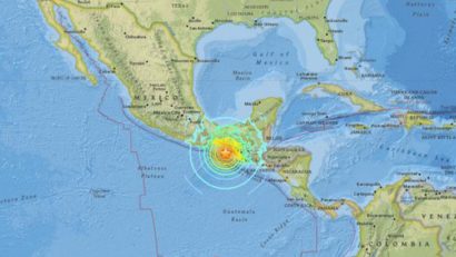 Cutremur cu magnitudinea de 8,1 grade pe Richter în Mexic: Cel puţin 6 morţi!