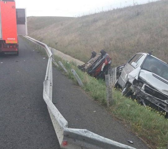 Grav accident pe A1