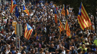 Proteste continuate în Catalonia