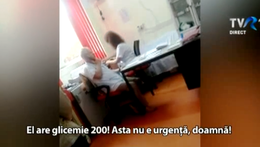 VIDEO: Discuție șocantă între doi medici: „Noi trimitem acasă urgenţele care mor la domiciliu”