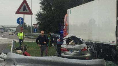 Grav accident în Italia. Fetiță româncă de trei ani decedată și mama sa grav rănită