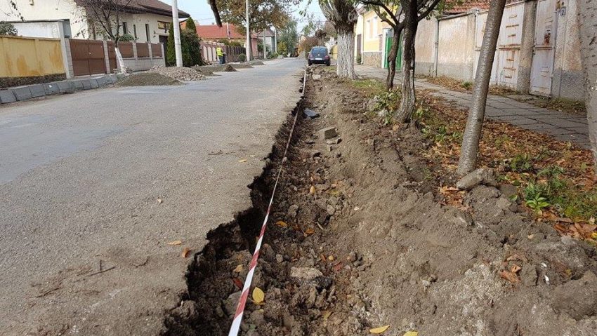 Străzile Nicolae Ştefu şi Mătăsari din Arad au intrat în reparaţii!