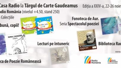 Gaudeamus 2017: Spectacolul poeziei la Editura Casa Radio