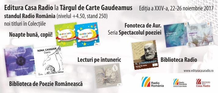 Gaudeamus 2017: Spectacolul poeziei la Editura Casa Radio