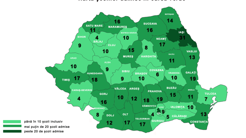 Patru şcoli din Caraş-Severin au fost validate să intre în proiectul Let`s Get Green