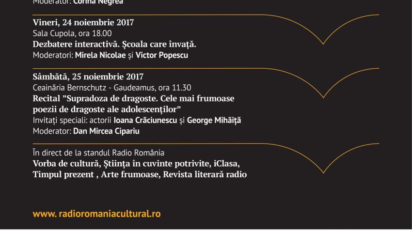 [FOTO] Radio România Cultural este pe frecvenţa Gaudeamus