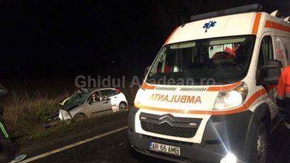 Accident grav de Sfântul Andrei pe DN79. Doi morți și doi răniți