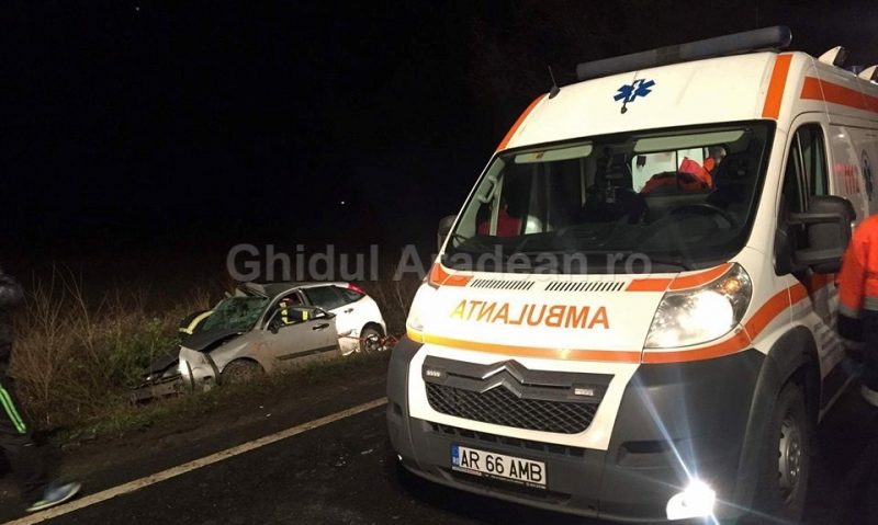 Accident grav de Sfântul Andrei pe DN79. Doi morți și doi răniți