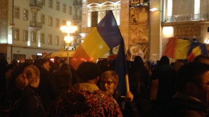 [FOTO] Proteste faţă de proiectul de modificare a Legilor Justiţiei