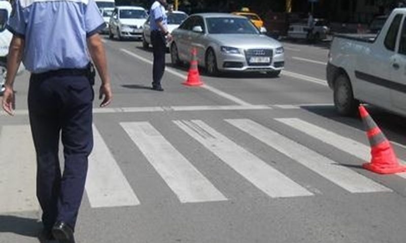 Accident la Caransebeş. Zebra cu bucluc…