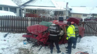 Grav accident pe DN2. Bărbat mort și soția în stare critică